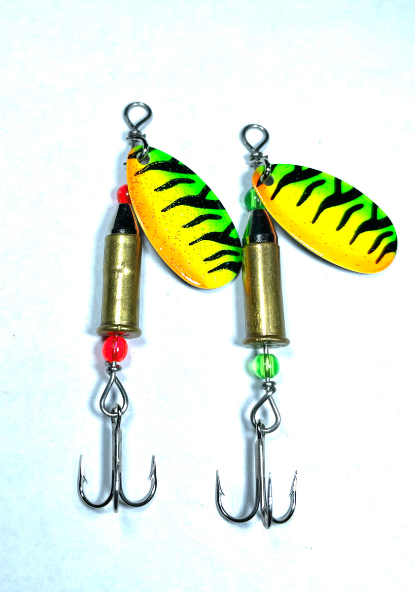 Lot Of 3 Inline Trout Crappie Fishing Spinners 1/8 OZ Swing Blade