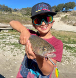 Large trout caught  on trout bullet lure