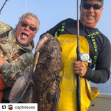 alaska lingcod on fishing armory 50 caliber bullet jig