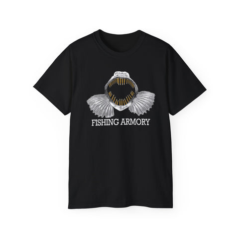 Lingcod Bullet Teeth T-Shirt Designed by Fishing Armory