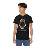 50cal Bullet Teeth Shark Jaw T-shirt Fishing Armory Design