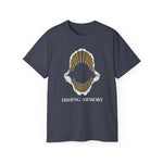 50cal Bullet Teeth Shark Jaw T-shirt Fishing Armory Design