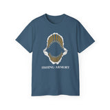 50cal Bullet Teeth Shark Jaw T-shirt Fishing Armory Design