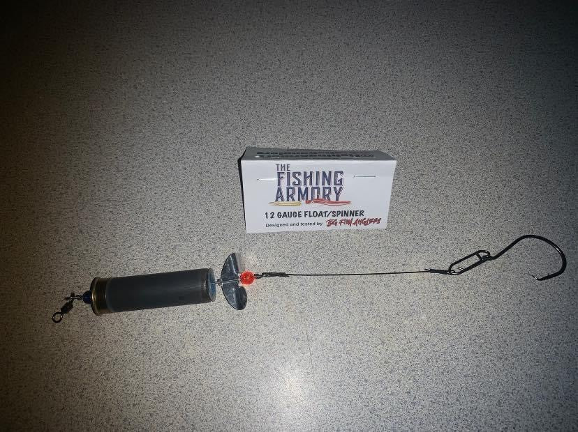 Float Spinner Rig 12gauge Float/Spinner rig Bullet Lure | The Fishing Armory